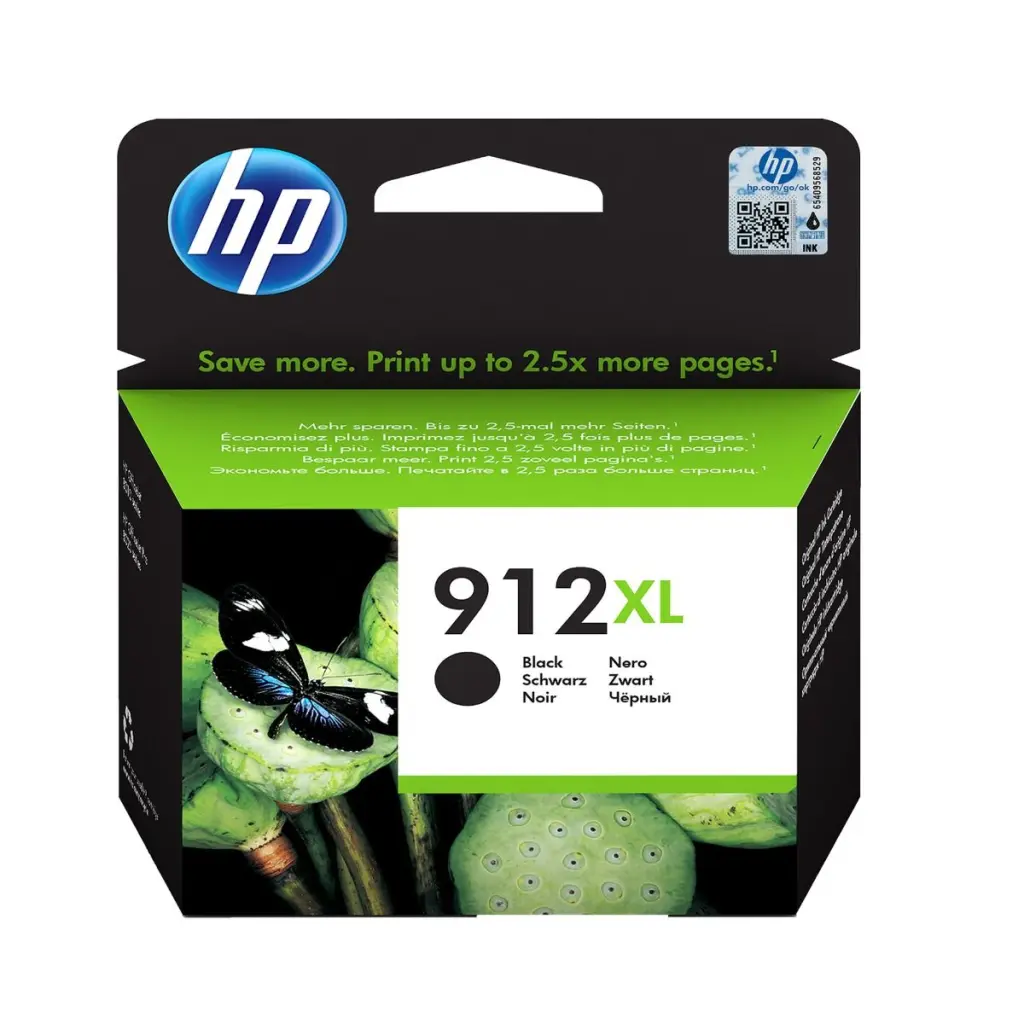 OEM HP 912XL High Capacity Black Ink Cartridge 3YL84AE