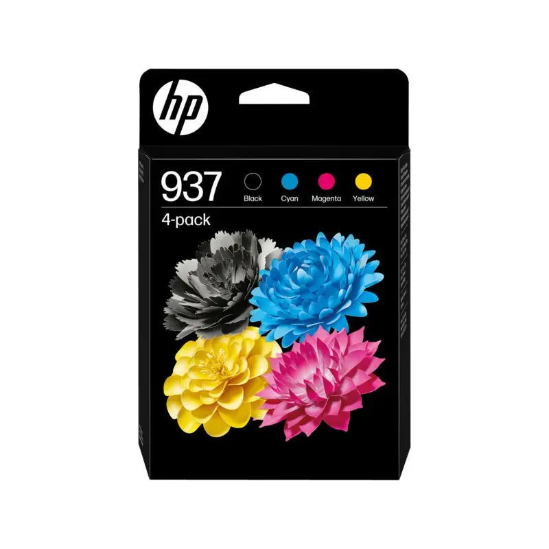 OEM HP 937 Black and Colour Original Standard Capacity Ink Cartridge Multipack (6C400NE)
