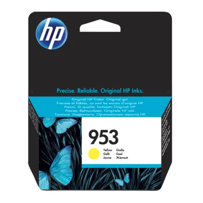 OEM HP 953 Yellow 630 Pages Original Ink Cartridge F6U14AE