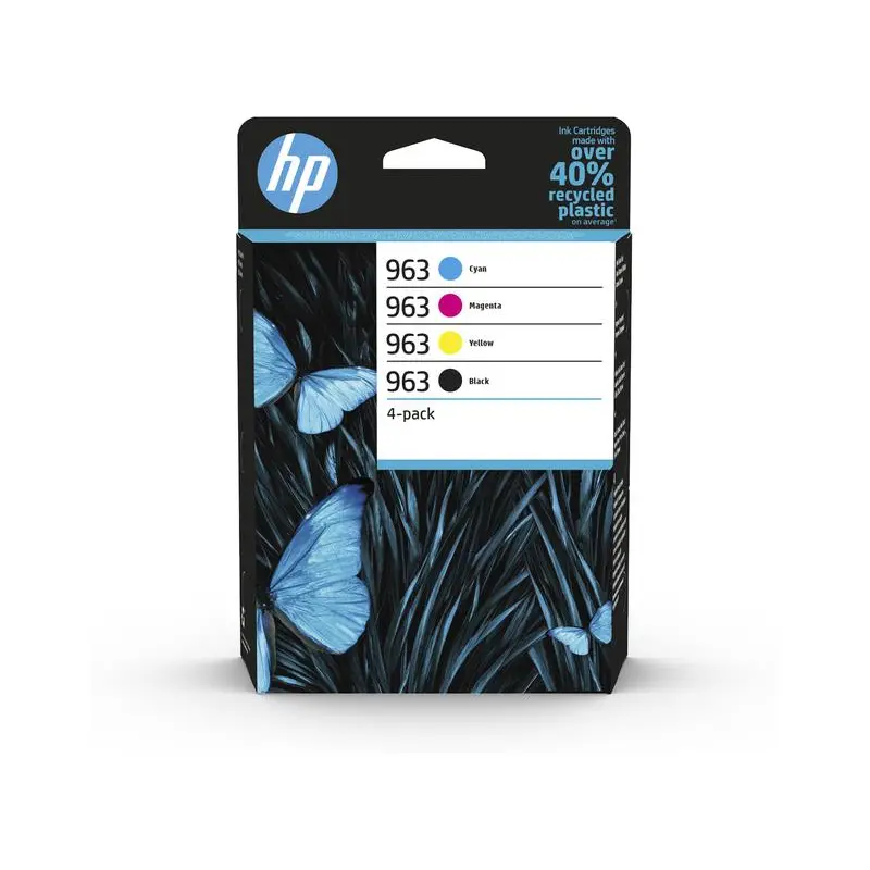 OEM HP 963 4 Colour CMYK Original Ink Cartridge Multipack 