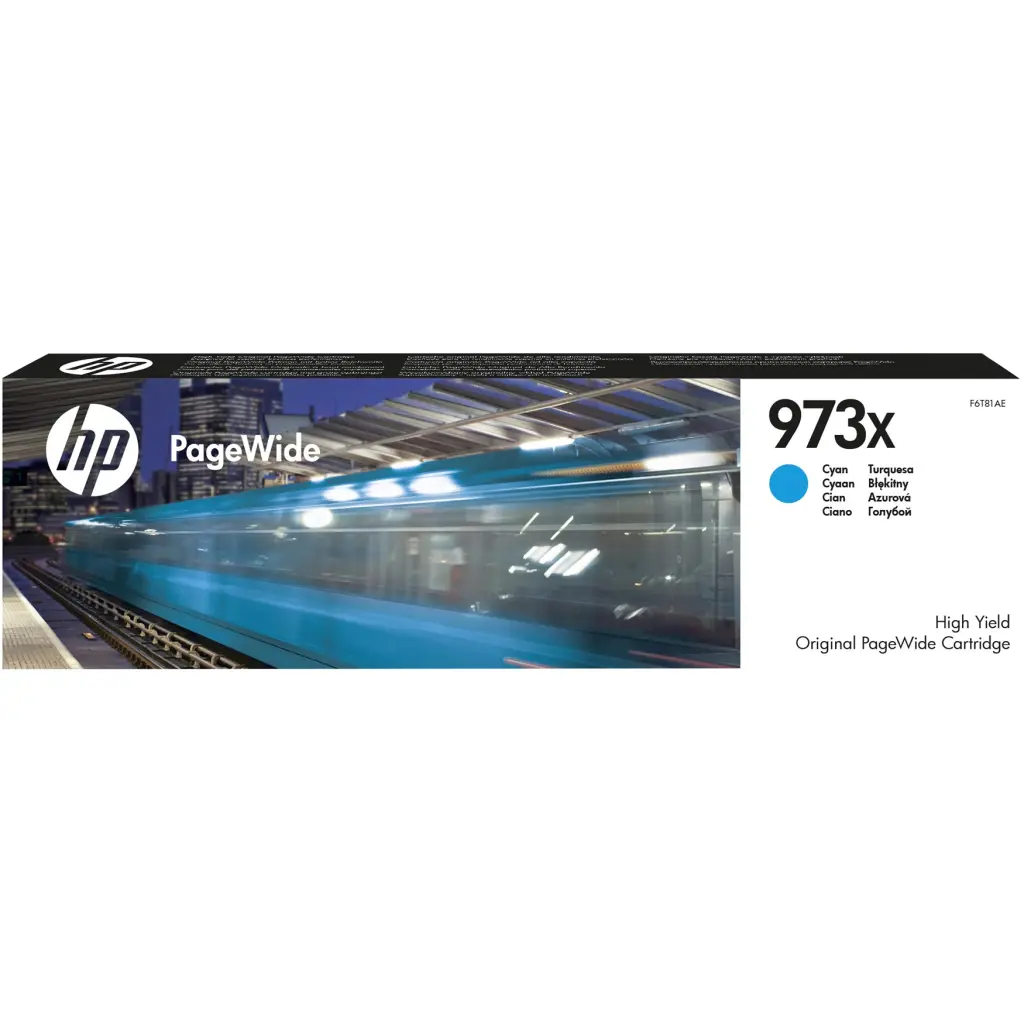 OEM HP 973X  High Yield Cyan 7000 Pages Original Ink F6T81AE 