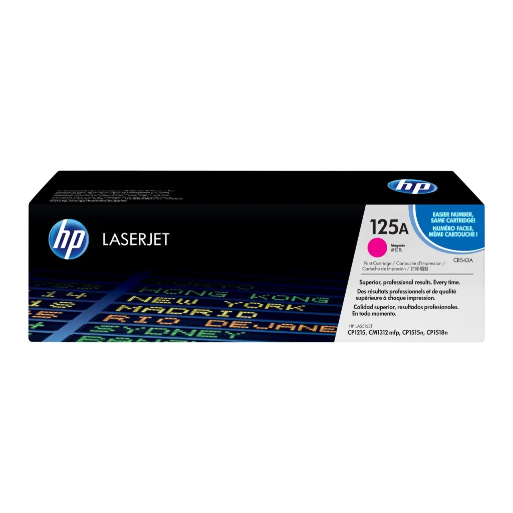 OEM HP CB543A Magenta 1400 Pages Original Toner 125A