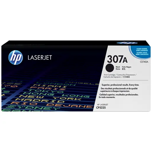 OEM HP CE740A Black 7000 Pages Original Toner 307A
