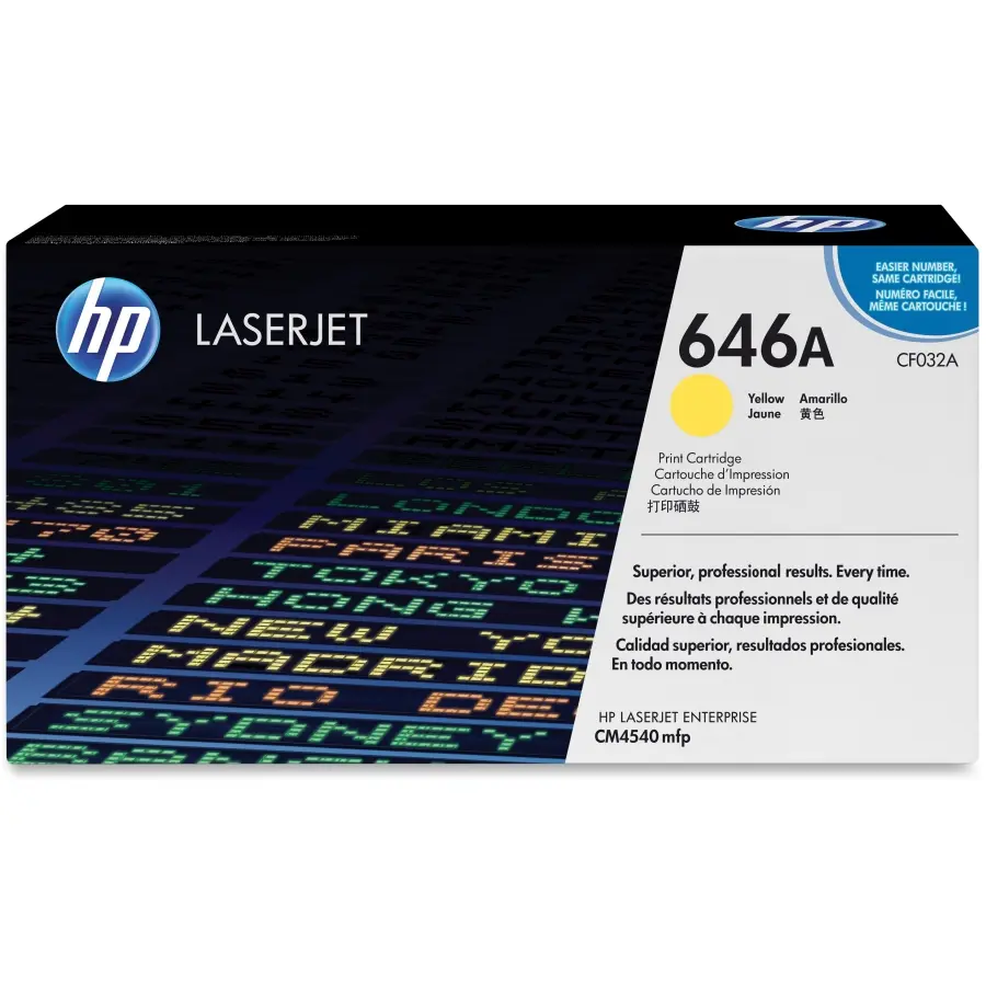 OEM HP CF032A (646A) Yellow Toner