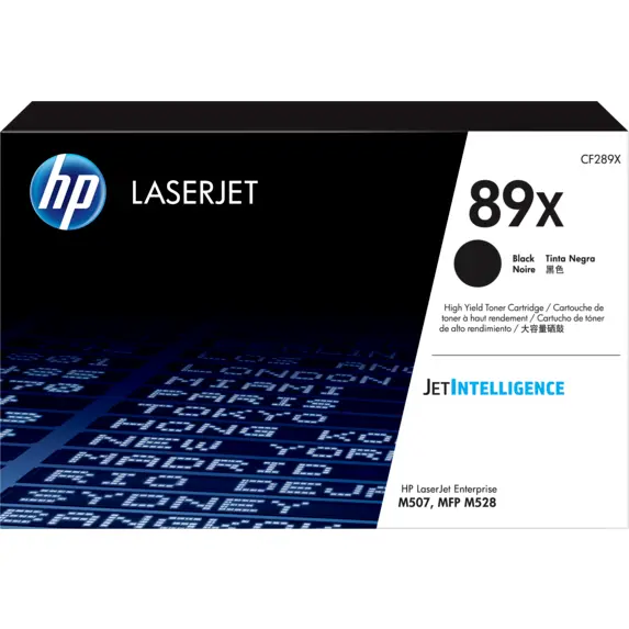 OEM HP CF289X Black 10000 Pages Original Toner 89X