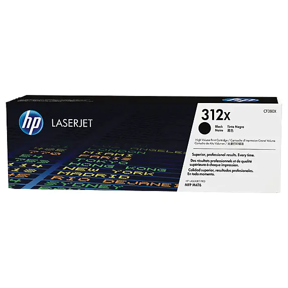 OEM HP CF380X Black 4400 Pages Original Toner 312X