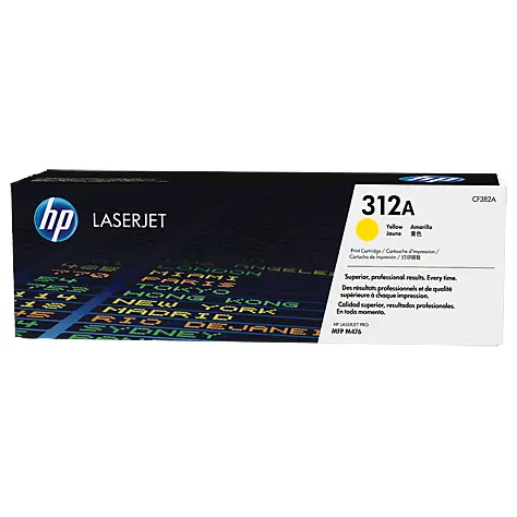 OEM HP CF382A Yellow 2700 Pages Original Toner 312A