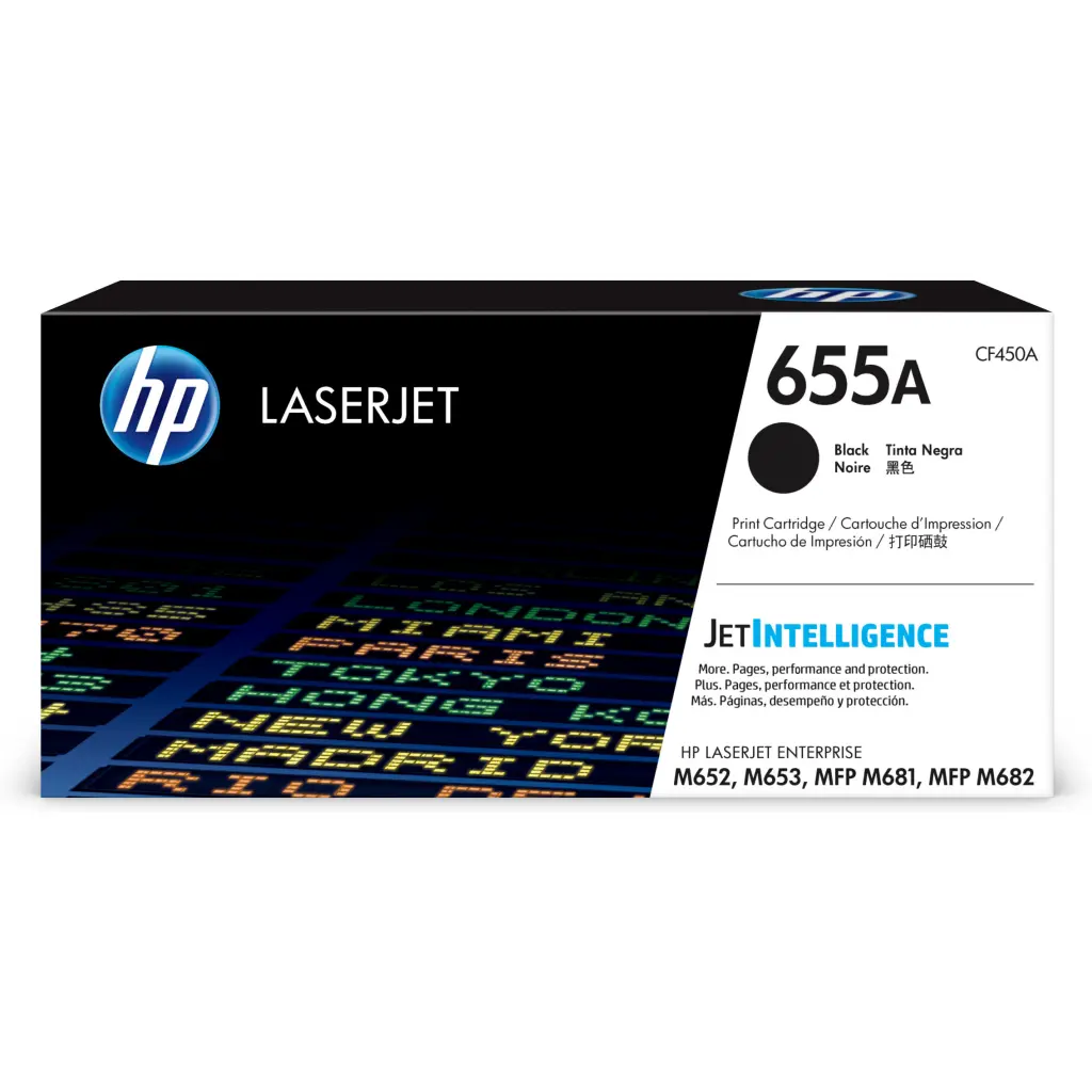 OEM HP CF450A 655A Toner cartridge black 12.5K HP LaserJet M 652/681