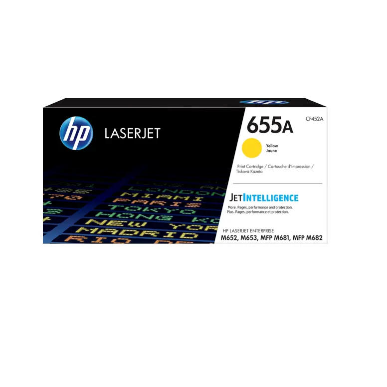 OEM HP CF452A 655A Toner cartridge yellow 10.5K HP LaserJet M 652/681