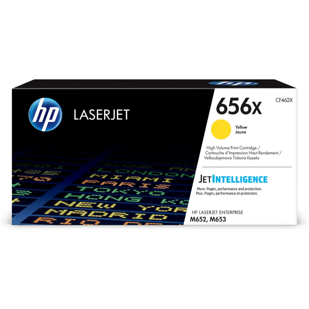 OEM HP CF462X 656X Toner cartridge yellow 22K for HP LaserJet M 652