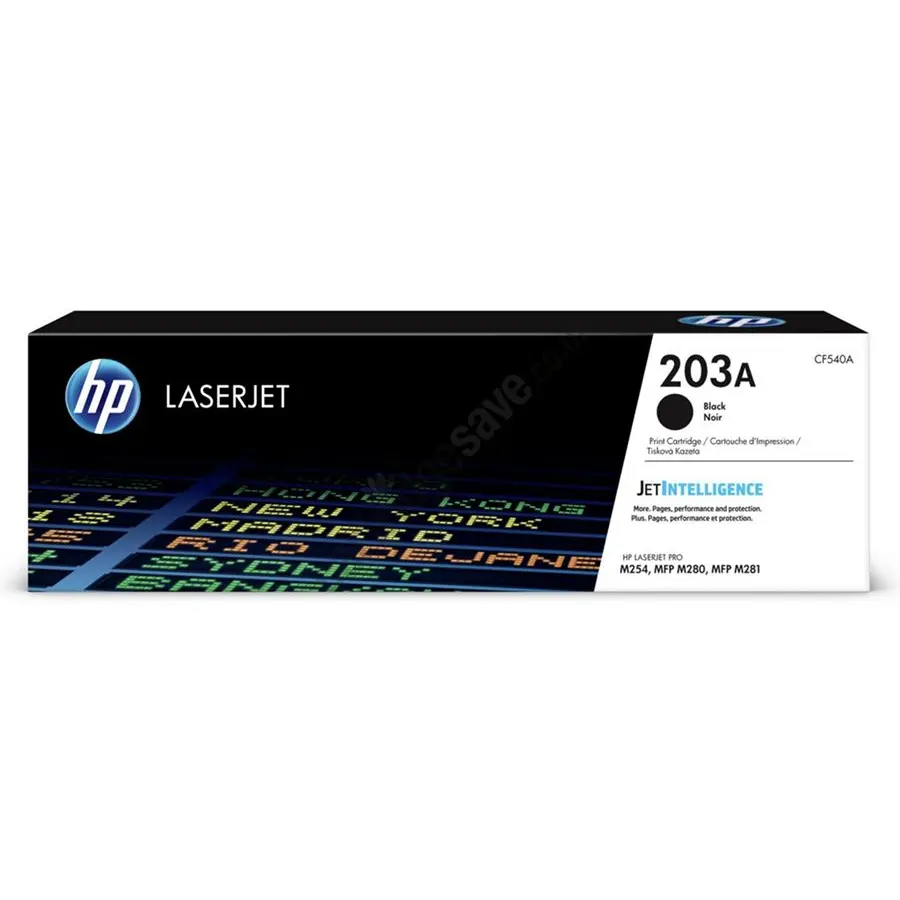 OEM HP CF540A Black 1400 Pages Original Toner 203A