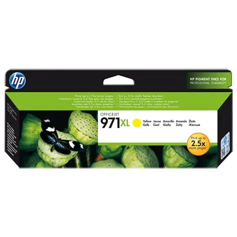 OEM HP CN628AE (971XL) Ink Cartridge Yellow 6.6K Pages 83ml