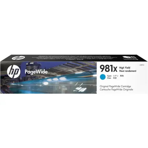 OEM HP L0R09A 981X Cyan 10000 Pages Original Ink