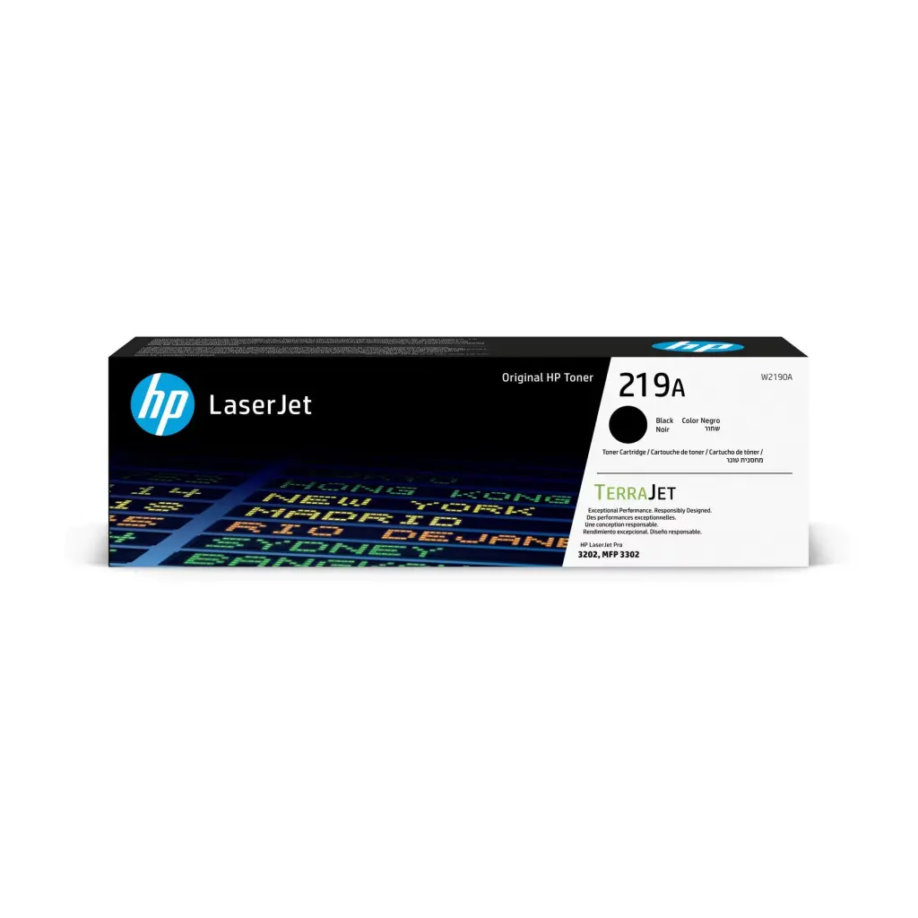 OEM HP W2190A/219A Black Toner Cartridge
