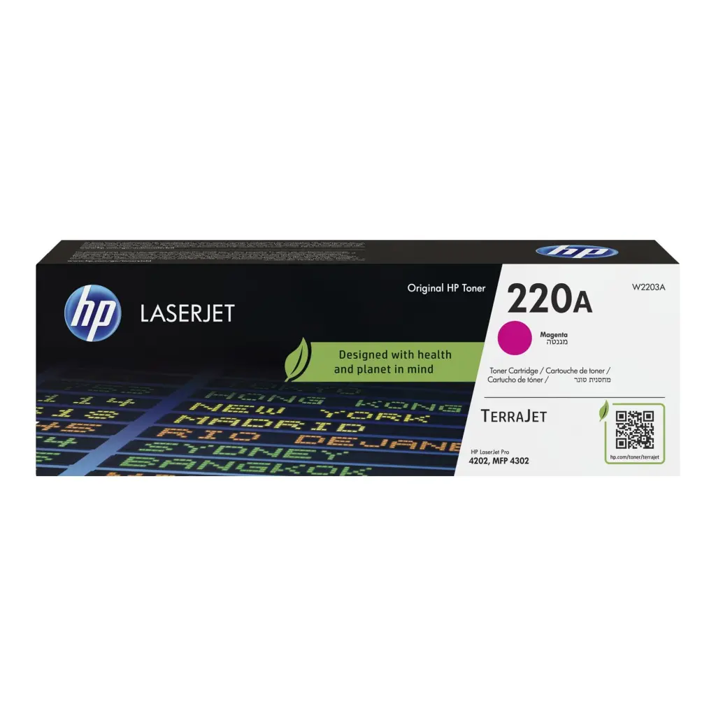 OEM HP W2203A/220A Magenta Toner Cartridge 1.8k Pages