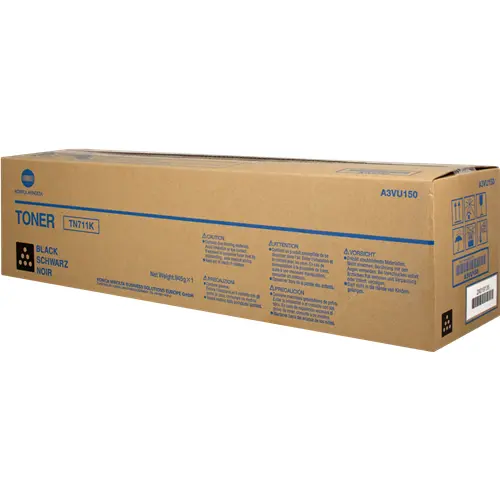 OEM Konica Minolta A3VU150 TN711K Black Toner