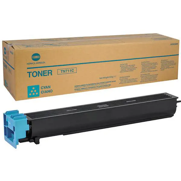 OEM Konica Minolta A3VU450 TN711C Cyan Toner