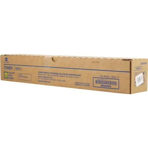 OEM Konica Minolta A8DA250 TN324Y Yellow 26000 Pages Original Toner