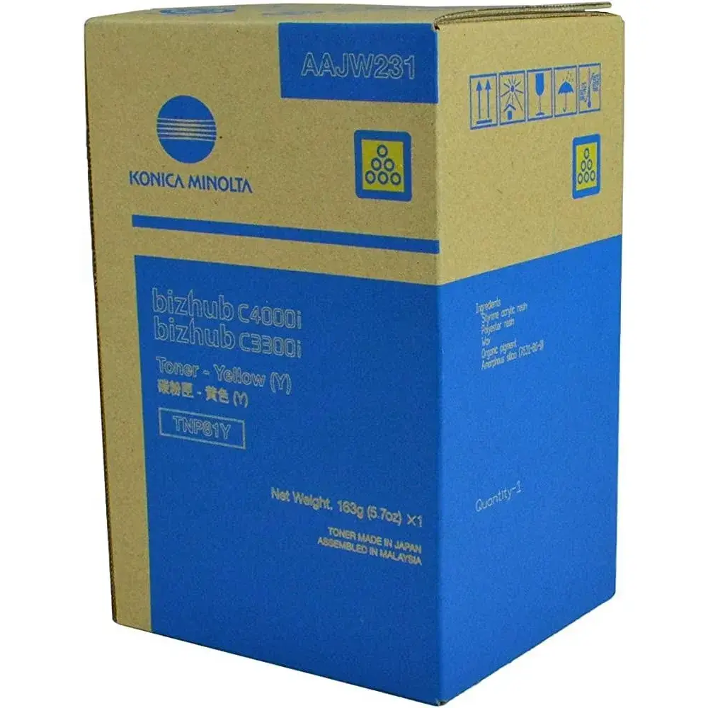 OEM Konica Minolta AAJW251 (TNP81Y) Yellow Toner