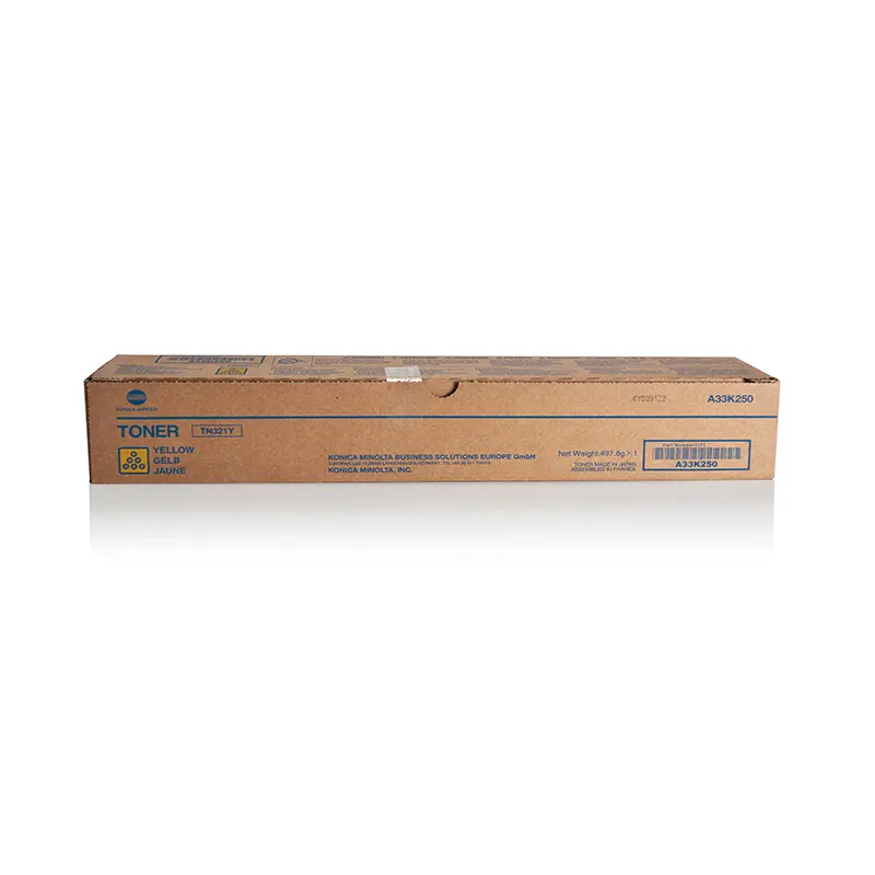 OEM Konica Minolta Bizhub C224 Yellow Toner  TN321Y A33K250