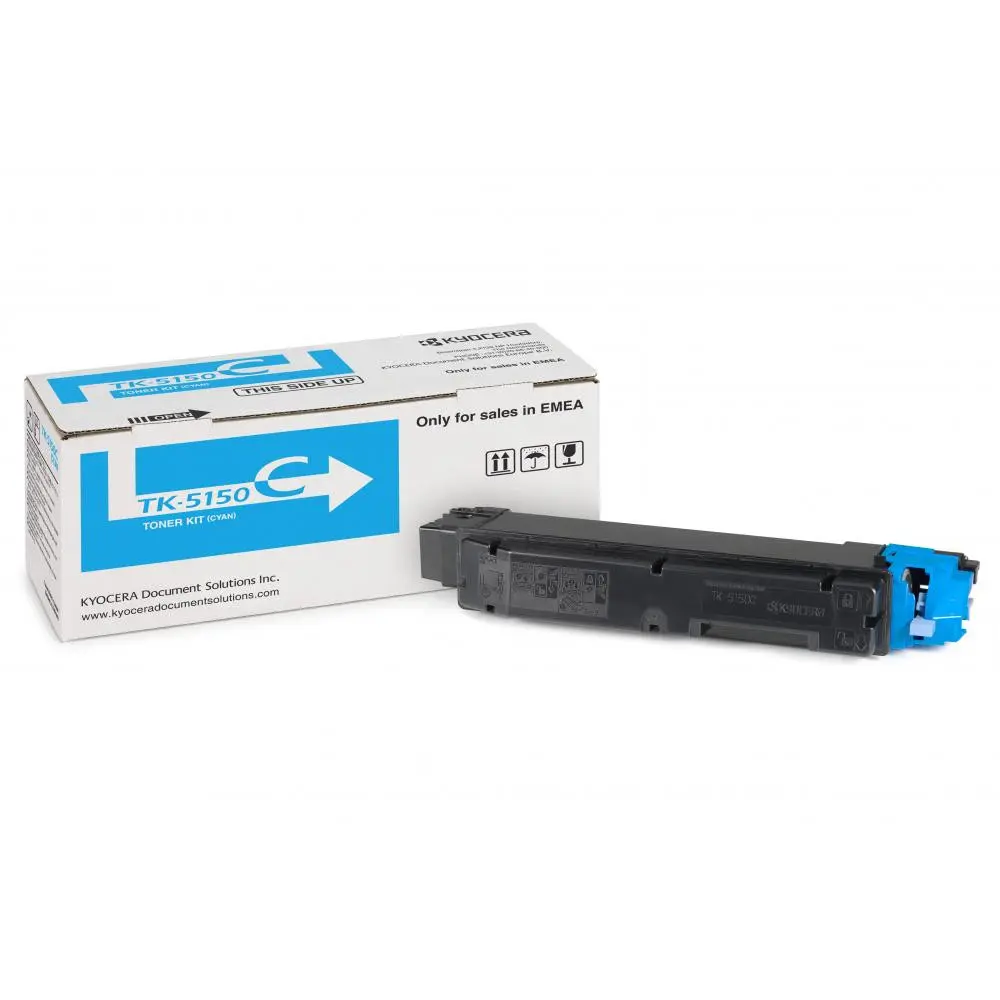 OEM Kyocera TK5150C Cyan 10000 Pages Original Toner 1T02NSCNL0