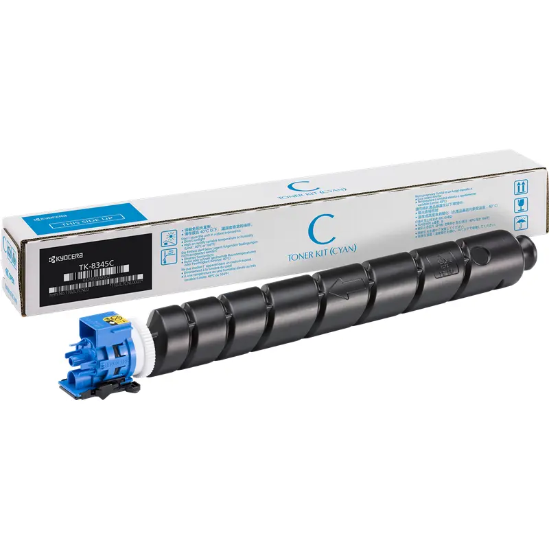 OEM Kyocera TK8345C Cyan 12000 Pages Original Toner 1T02L7CNL0