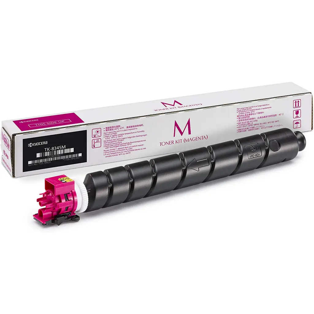 OEM Kyocera TK8345M Magenta 12000 Pages Original Toner 1T02L7BNL0