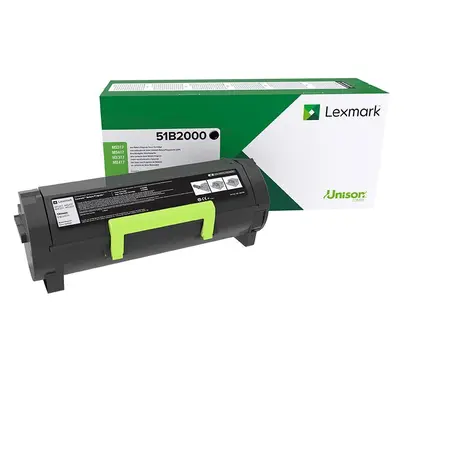 OEM Lexmark 51B2000 Black 2500 Pages Original Toner