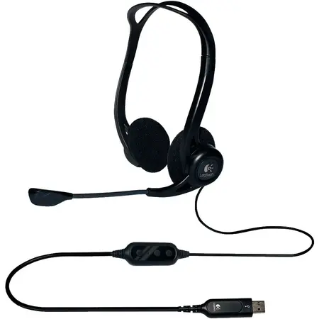 OEM Logitech 960 Headset Wired Head-band Calls/Music USB Type-A Black 981-000100