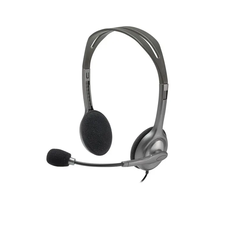 OEM Logitech H111 Headset Wired Head-band Office/Call Center Grey