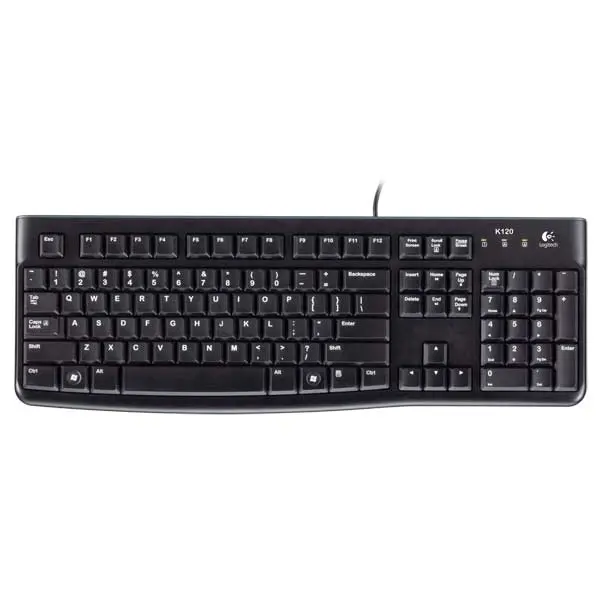 OEM Logitech K120 Corded keyboard USB QWERTY English Black 920-002501
