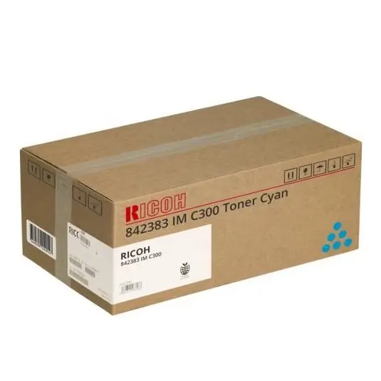 OEM Ricoh IM C300 Cyan Original Toner 842383