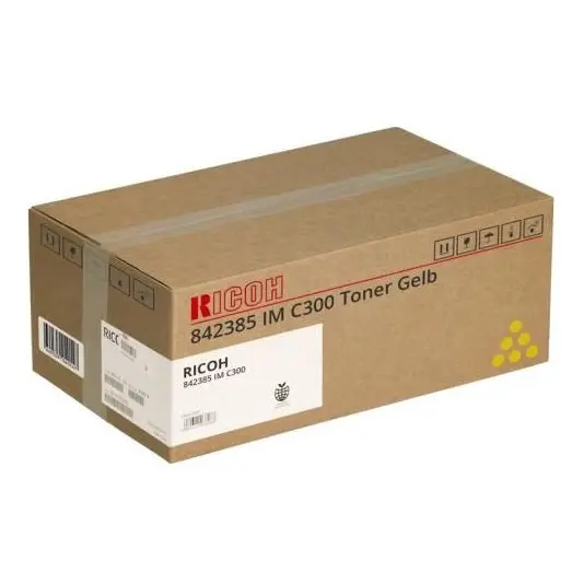 OEM Ricoh IM C300 Yellow Original Toner 842385