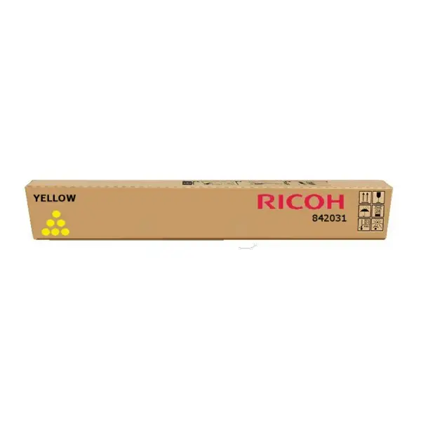 OEM Ricoh MPC3000 Toner Ctg Yellow 842031 also for 888641