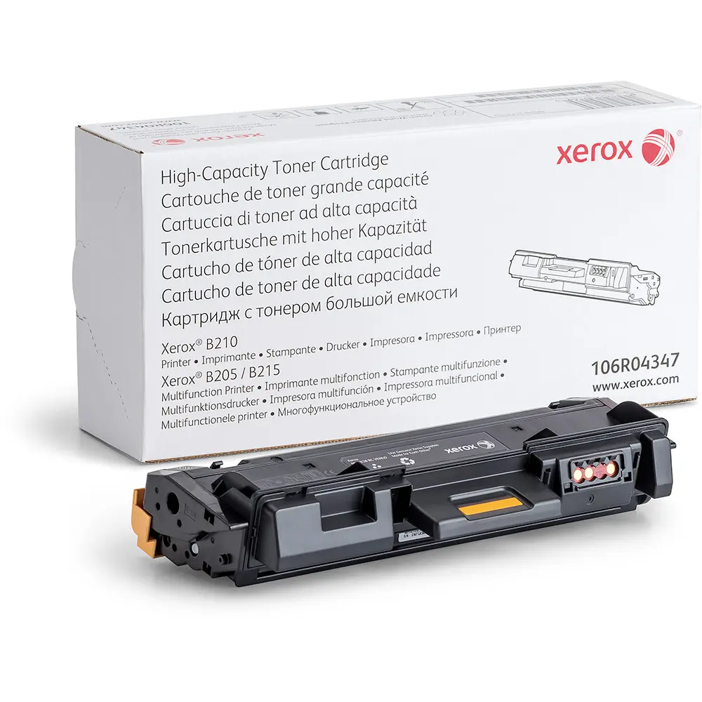 OEM Xerox 106R04347 Black Hi Cap 3000 Pages Original Toner