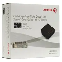 OEM Xerox ColorQube 8570 / 8580 Black Solid Ink Sticks x 4 108R00935