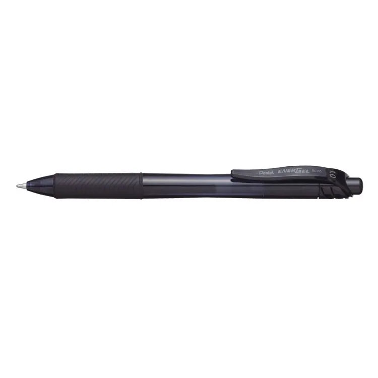 Pentel EnerGel X Gel Retractable Rollerball Pen 1.0mm Tip Black Pack of 12