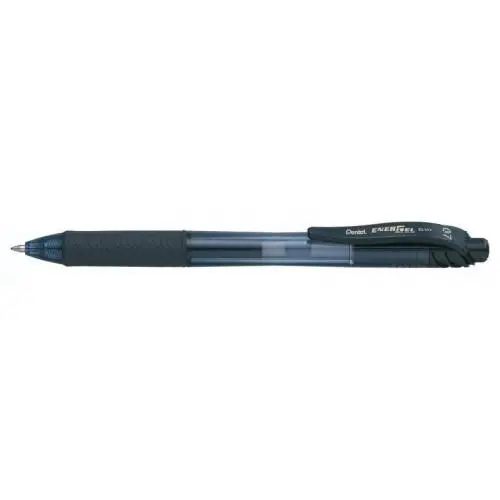 Pentel EnerGel X Retractable Gel Pen Medium Black Pack of 12