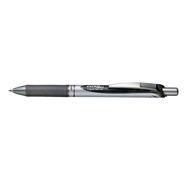 Pentel EnerGel XM Retractable Gel Rollerball Pen 0.7mm Black Pack of 12