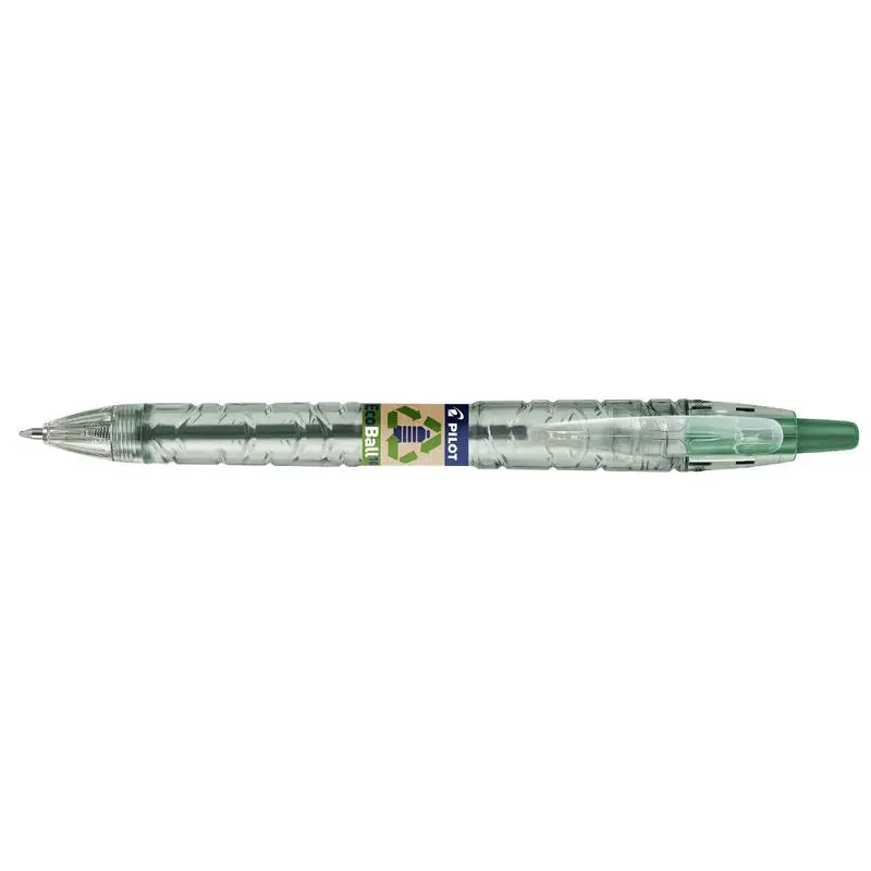 Pilot B2P Ecoball Ballpoint Pen BEGREEN Medium Green 1.0mm (10)
