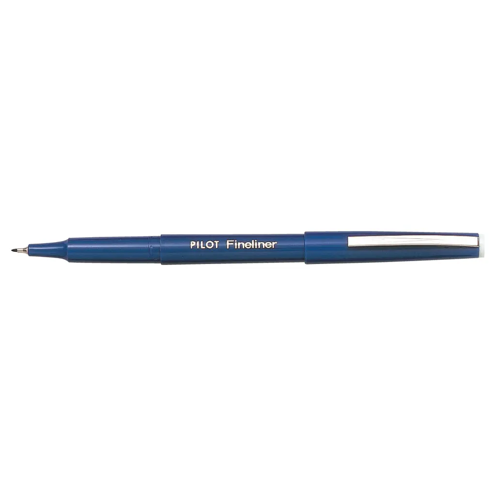Pilot Fineliner Pen 1.2mm Medium Blue (12)
