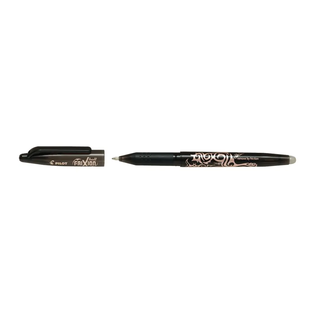 Pilot FriXion Erasable Gel Ink Rollerball Pen Black - Broad Tip (12)