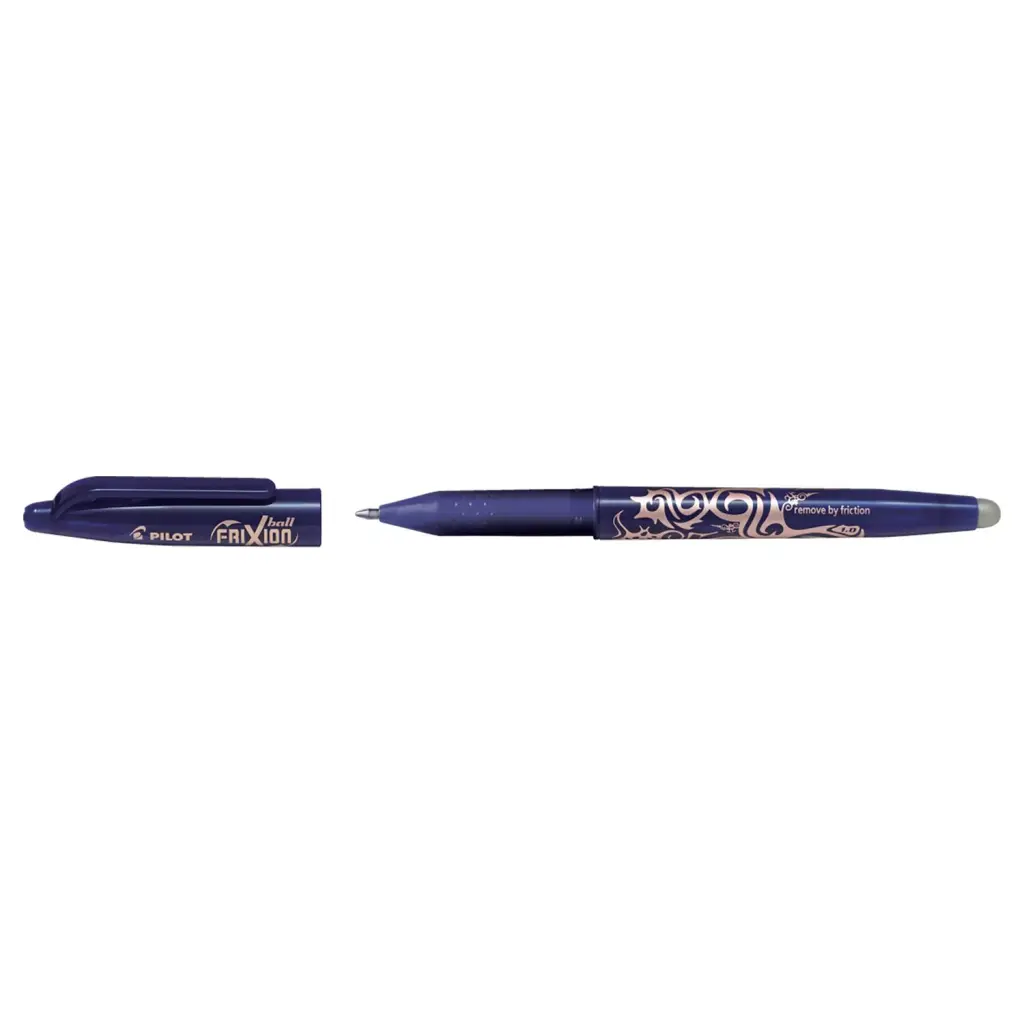 Pilot FriXion Erasable Gel Ink Rollerball Pen Blue - Broad Tip (12)