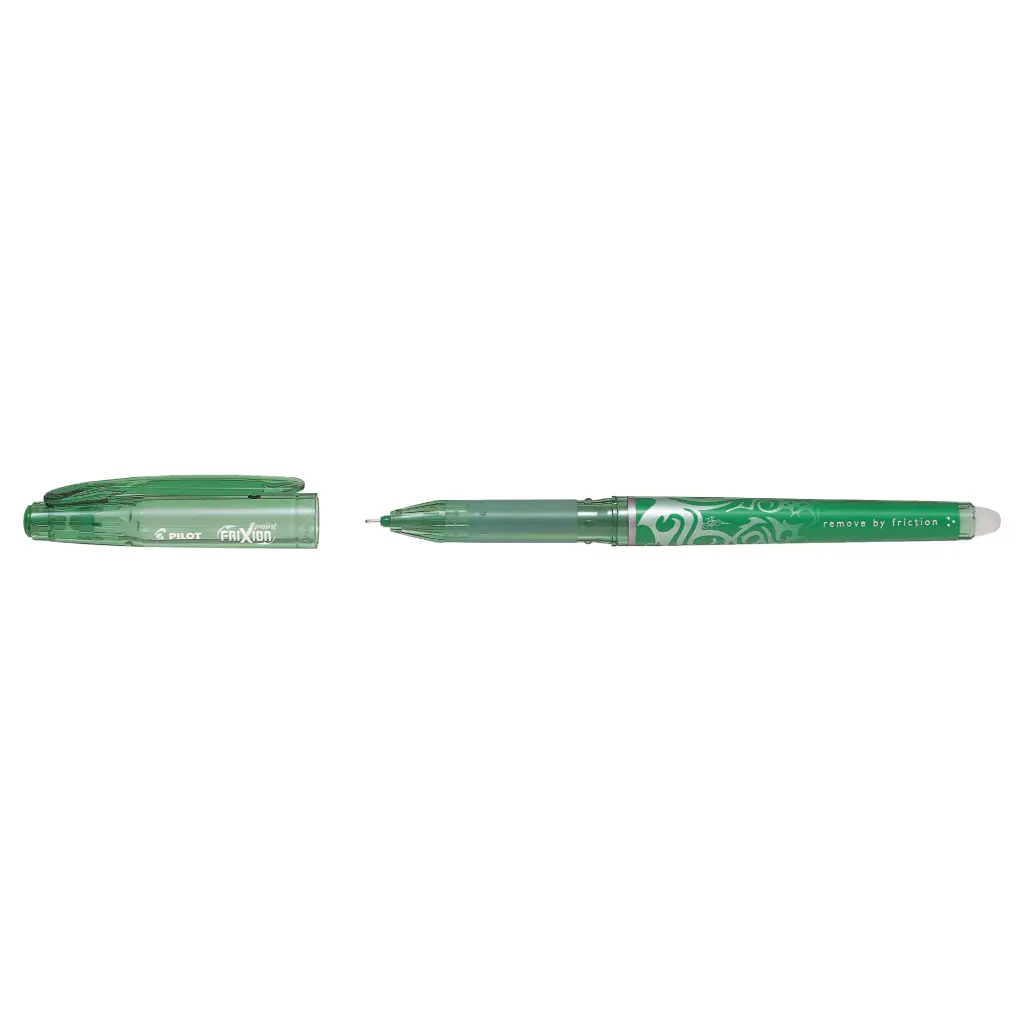 Pilot FriXion Erasable Gel Ink Rollerball Pen Green - Fine Tip (12)