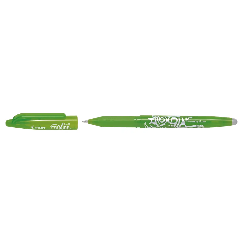 Pilot FriXion Erasable Gel Ink Rollerball Pen Lime Green - Medium Tip (12)