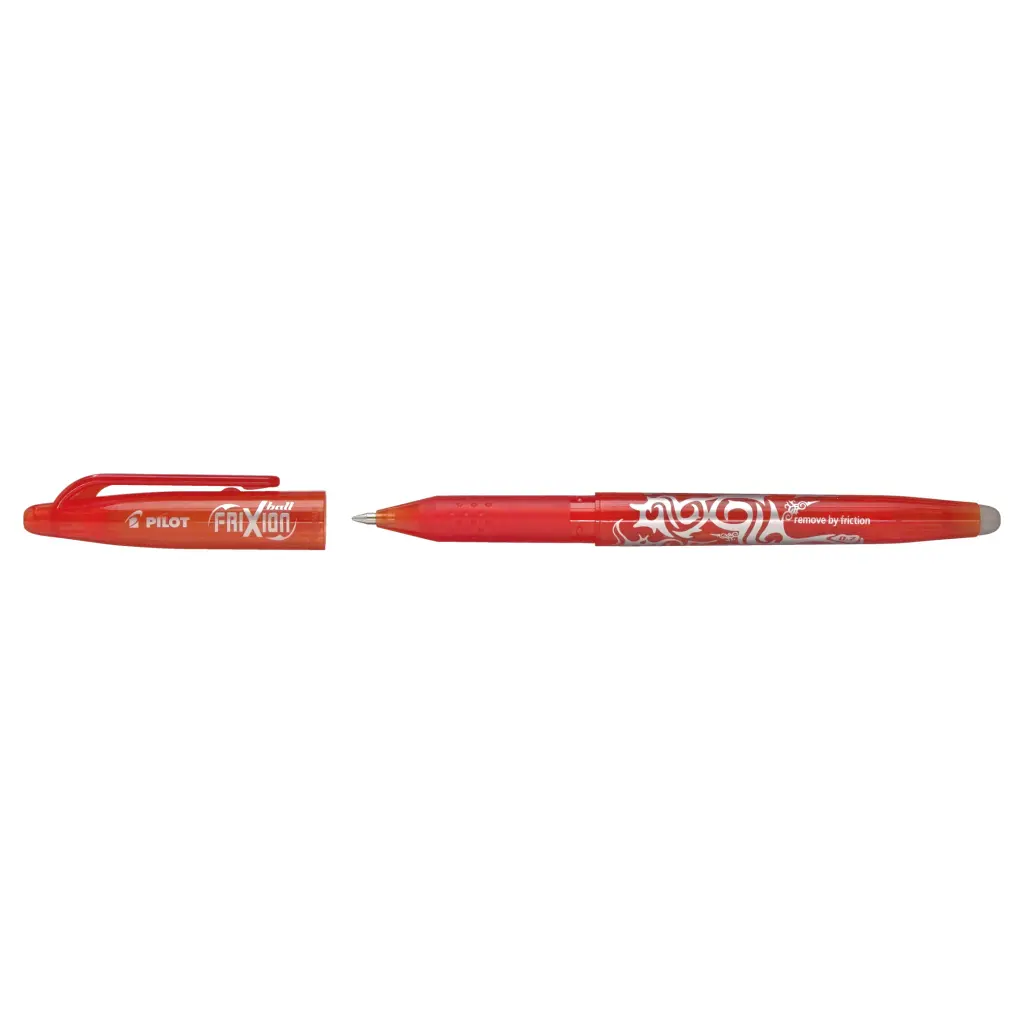 Pilot FriXion Erasable Gel Ink Rollerball Pen Orange - Medium Tip (12)