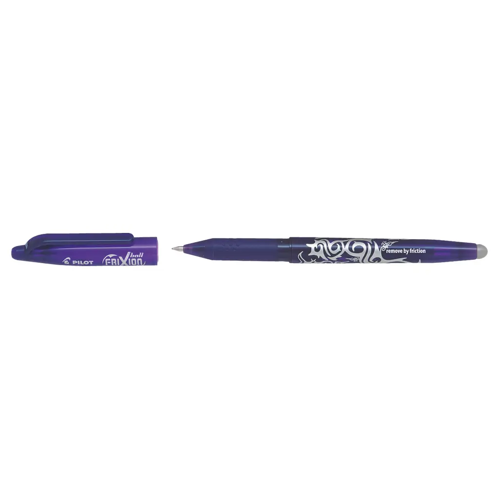 Pilot FriXion Erasable Gel Ink Rollerball Pen Violet - Medium Tip (12)