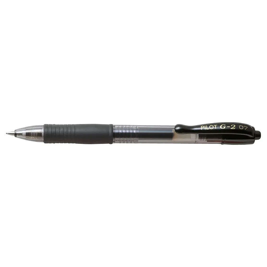 Pilot G2 Gel Ink Rollerball Black - Medium Tip (12)