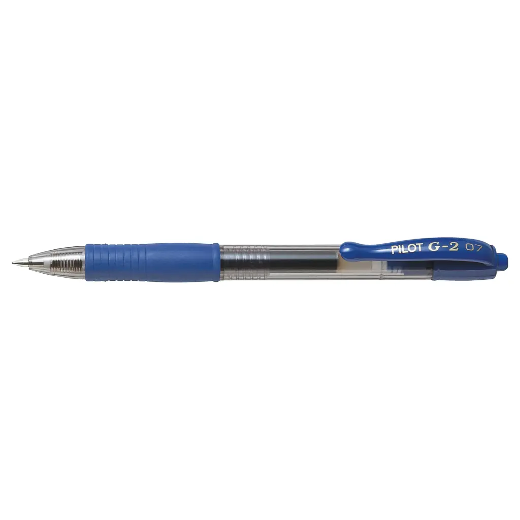 Pilot G2 Gel Ink Rollerball Blue - Medium Tip (12)