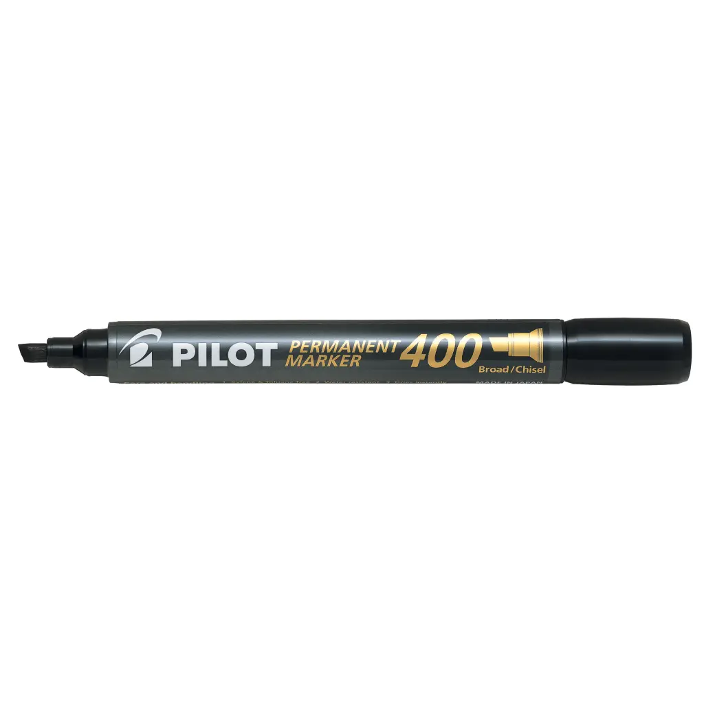 Pilot Permanent Marker 100 Value Pack Box 15+5 Black - Chisel Tip (20)
